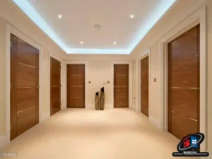 Acabados arquitectónicos 14 Instalación de puertas de madera con acabados finos