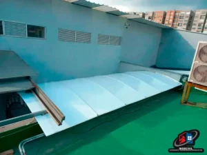 Reparación de tejados despues.