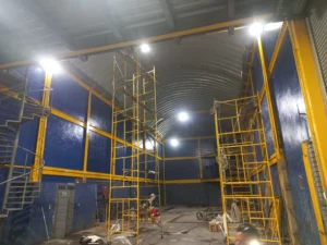 Pinturas epoxicas para pisos industriales 3 Remodelacion y mantenimiento de bodega con pintura epoxica