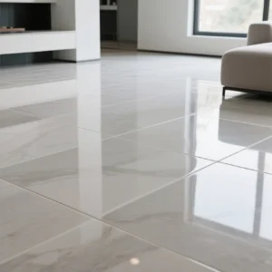 Acabados arquitectónicos 2 piso en porcelanato blanco